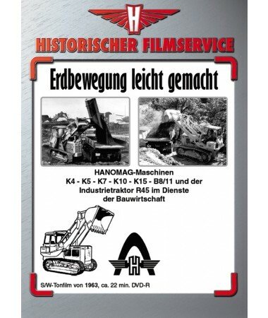 Erdbewegung leicht gemacht – Hanomag Raupen, Radlader und Radschlepper (DVD)