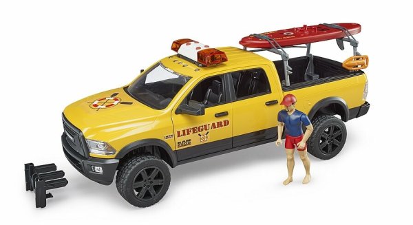 RAM 2500 Power Wagon – Pick-UP Life Guard mit Figur, Stand Up Paddle und Light