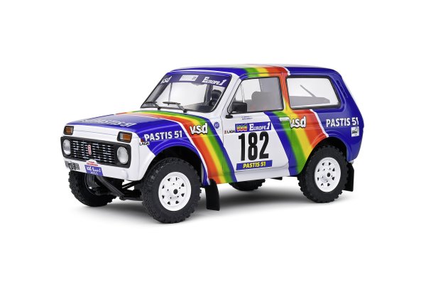 Lada Niva - Paris-Dakar - 1984 - #182 Jabouille/Sardou weiß, 1:18