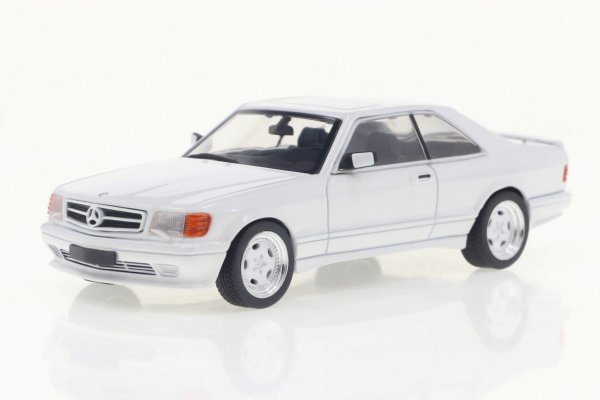 Mercedes SEC 560 AMG Widebody weiß, 1:43