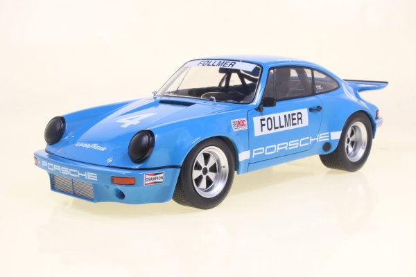 Porsche 911 IROC #4 1974 blau, 1:18