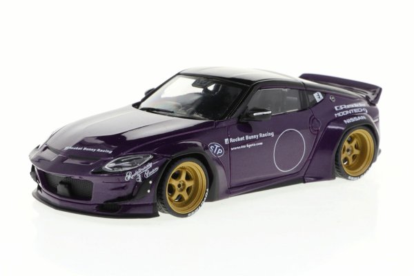 Nissan 400Z Rocket Bunny lila, 1:43