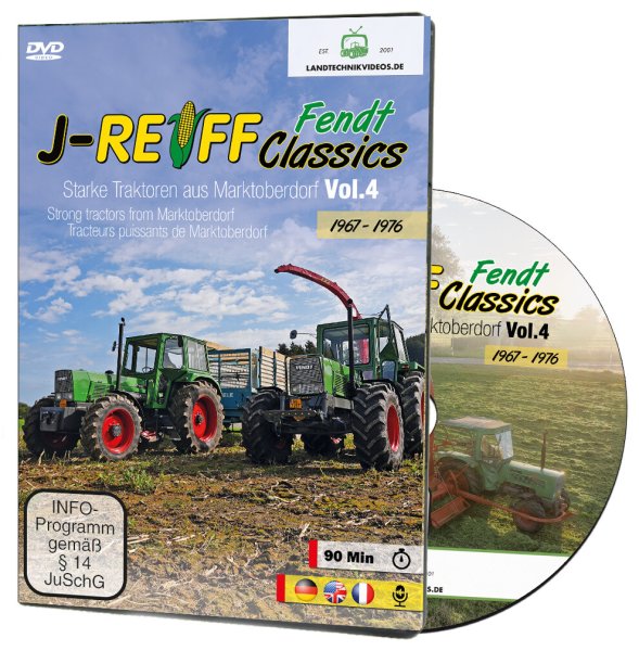 J-Reiff Fendt Classics Vol. 4: Starke Traktoren aus Marktoberdorf (DVD)