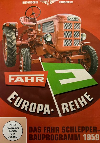 Fahr Europa Reihe – Das Fahr Schlepperbauprogramm 1959 (DVD)