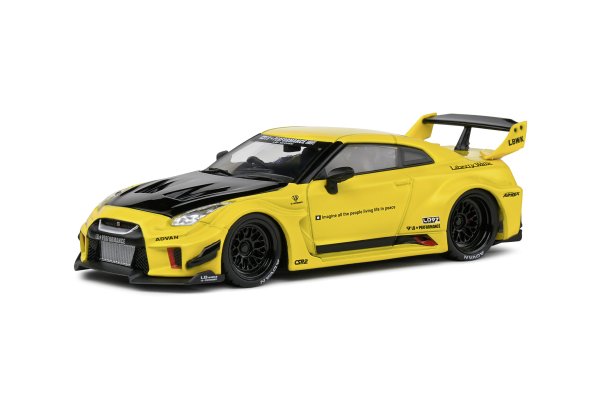 Nissan GTR35 gelb, 1:43