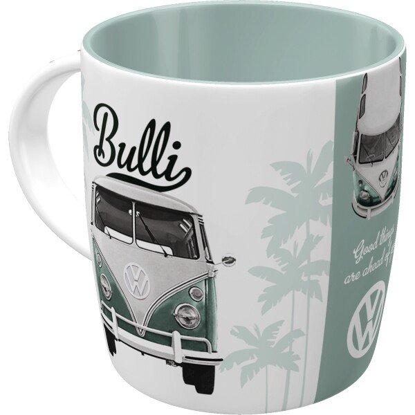 Keramiktasse VW Bulli - Good things are ahead of you