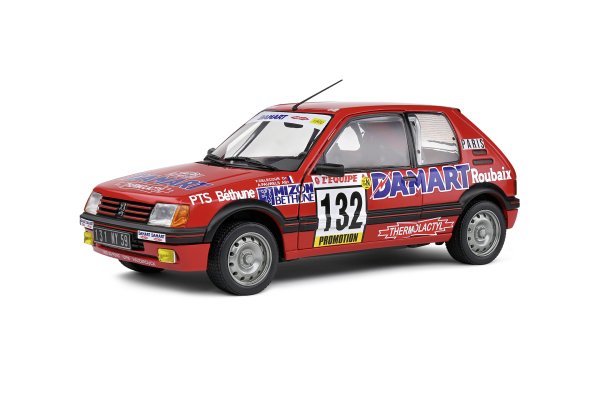 Peugeot 205 GTI, 1,6L #132 rot, 1:18