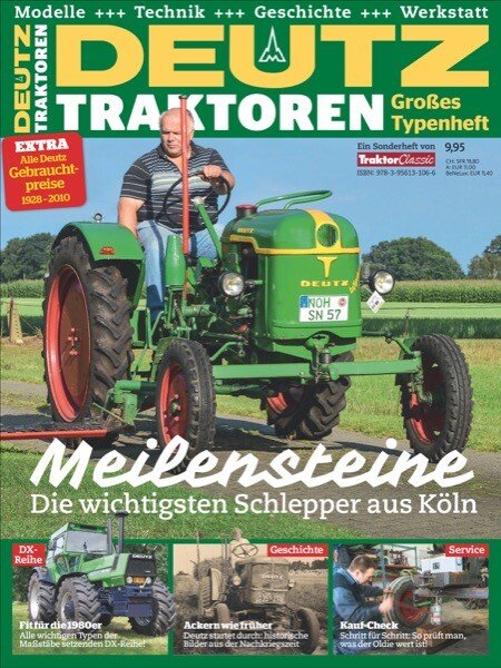 Traktor Classic Sonderheft – Deutz-Traktoren – Meilensteine