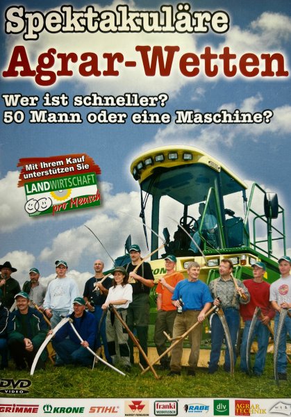 Spektakuläre Agrar-Wetten – Wer ist schneller? 50 Mann oder eine Maschine? (DVD)