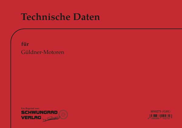 Güldner – Technische Daten für Motoren