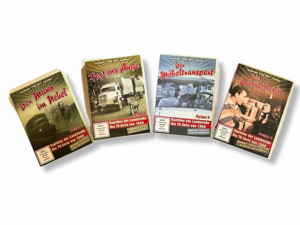 Kapitäne der Landstraße – Alle Teile 1 bis 4 (DVD-Sammelbox)