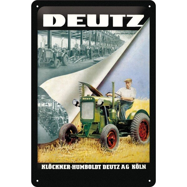 Blechschild Deutz – Klöckner-Humboldt (20x30 cm)