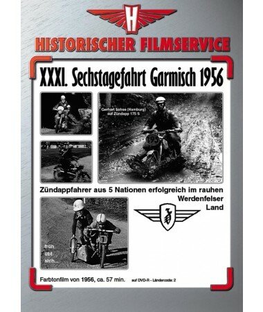 Zündapp Motorräder – 31. Sechstagefahrt in Garmisch 1956 (DVD)