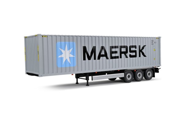 Container–Anhänger blau, 1:24