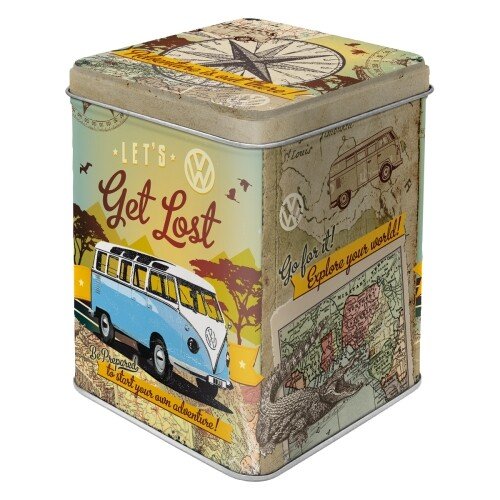 Blechdose/Teedose VW Bulli – Let´s Get Lost