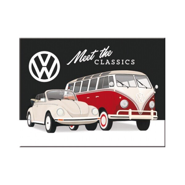 Magnet VW Bulli – Meet The Classics (6x8 cm)