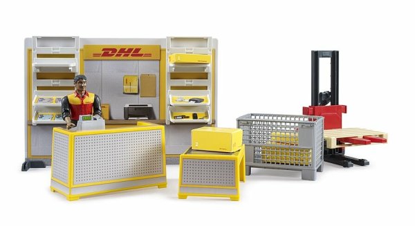 bworld DHL Shop mit Handhubstapler