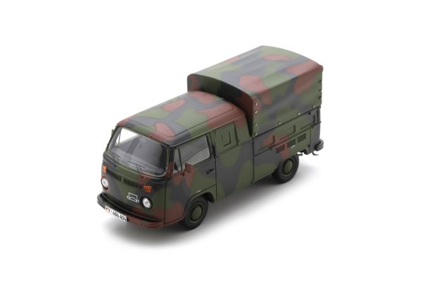 Volkswagen Bus T2 Doppelkabine “Bundeswehr” flecktarn, 1:35