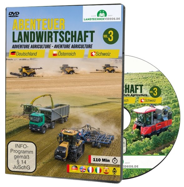 Abenteuer Landwirtschaft Vol. 3 – Deutschland, Österreich, Schweiz (DVD)