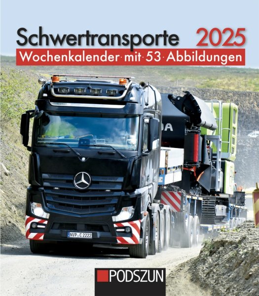 Schwertransporte 2025 Wochenkalender