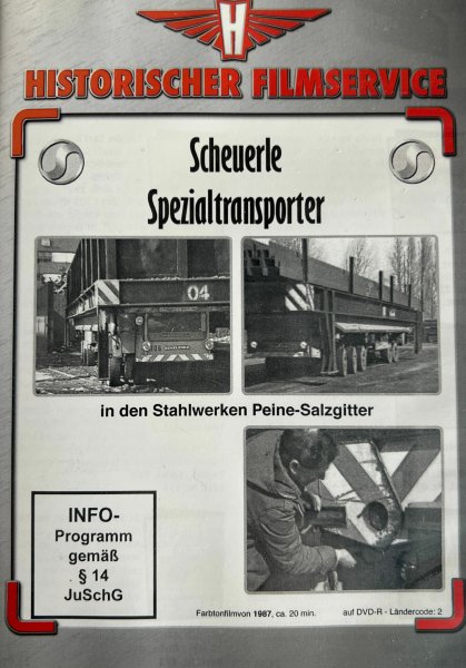 Scheuerle Spezialtransporter – In den Stahlwerken Peine-Salzgitter (DVD)