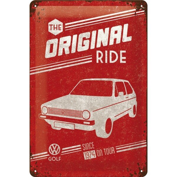 Blechschild VW – The Orginal Ride (20x30 cm)