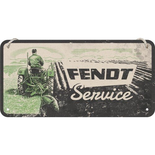 Hängeschild Fendt – Service (20x10 cm)