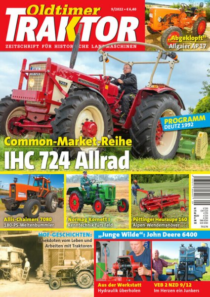 Oldtimer Traktor 9/2022 – Zeitschrift für historische Landmaschinen