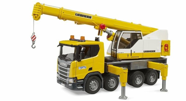 Scania Super 560R Liebherr Kran-LKW mit Light + Sound Modul