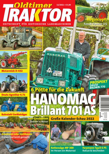 Oldtimer Traktor 12/2021 – Zeitschrift für historische Landmaschinen