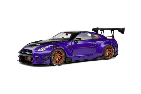 Nissan GT-R (R35) lila, 1:18