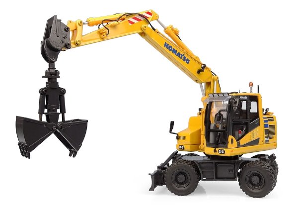 Komatsu PW148-11 Radbagger mit Schaufel-Set, 1:50