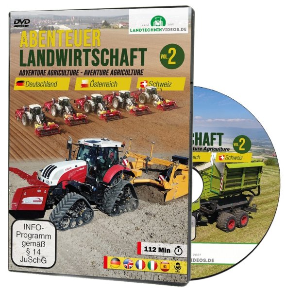 Abenteuer Landwirtschaft Vol. 2 – Deutschland, Österreich, Schweiz (DVD)