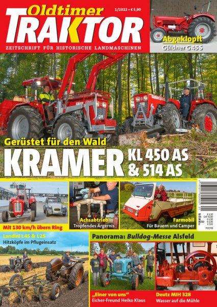 Oldtimer Traktor 1/2022 – Zeitschrift für historische Landmaschinen
